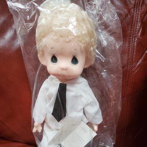 Precious Moments Vintage "Lord Is My Captain" 15" doll